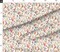 Wild Small Flowers Nature Plants Watercolor Botanical Custom Printed Fabric by Spoonflower Various Fabrics by the Yard or Fat Quarter